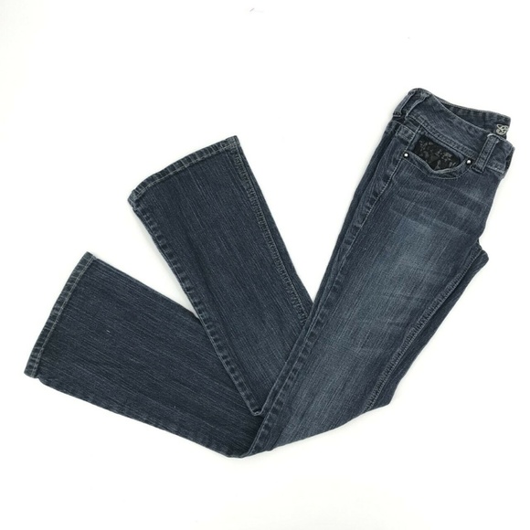 Guess Denim - Guess Modele Leg Lace Accent Jeans Sz 25 Stretch